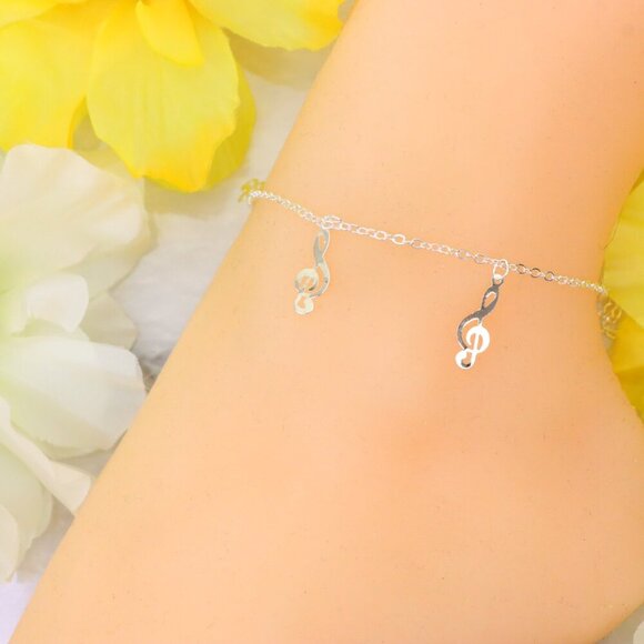 Minimalist Anklet, Sleek & Modern Design, Women’s Fashion, YC110204-A - Picture 4 of 10